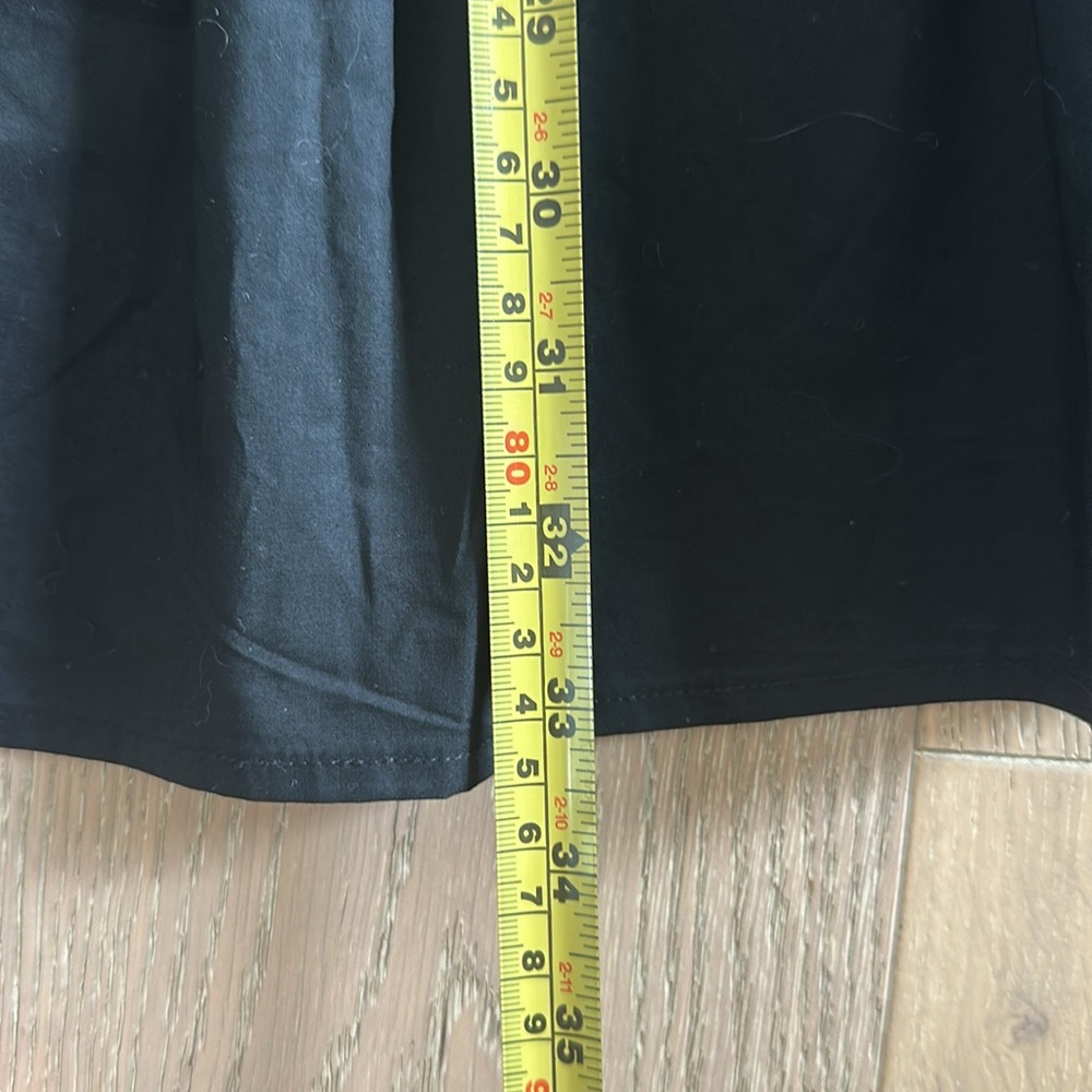 GAP Ruffle Sleeve Tiered Black Mini Dress - Picture 13 of 13
